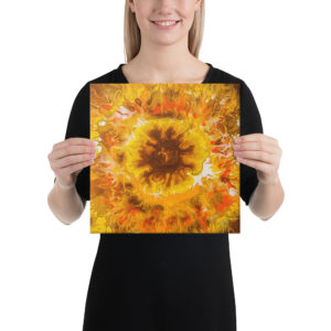 "SunFlower Burst" Canvas