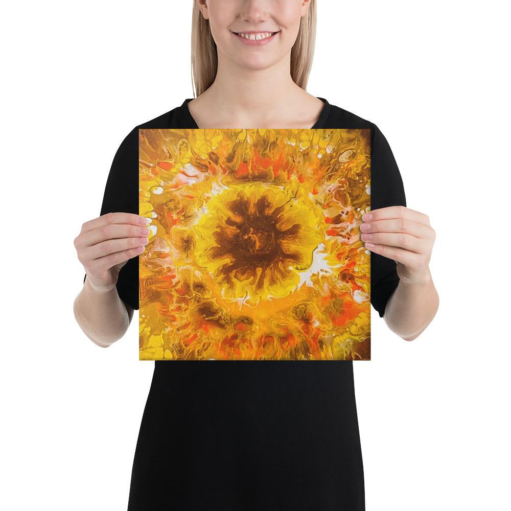 "SunFlower Burst" Canvas