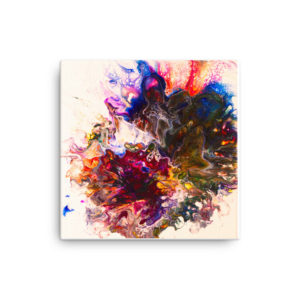 "Color Burst" 12"x12" Canvas