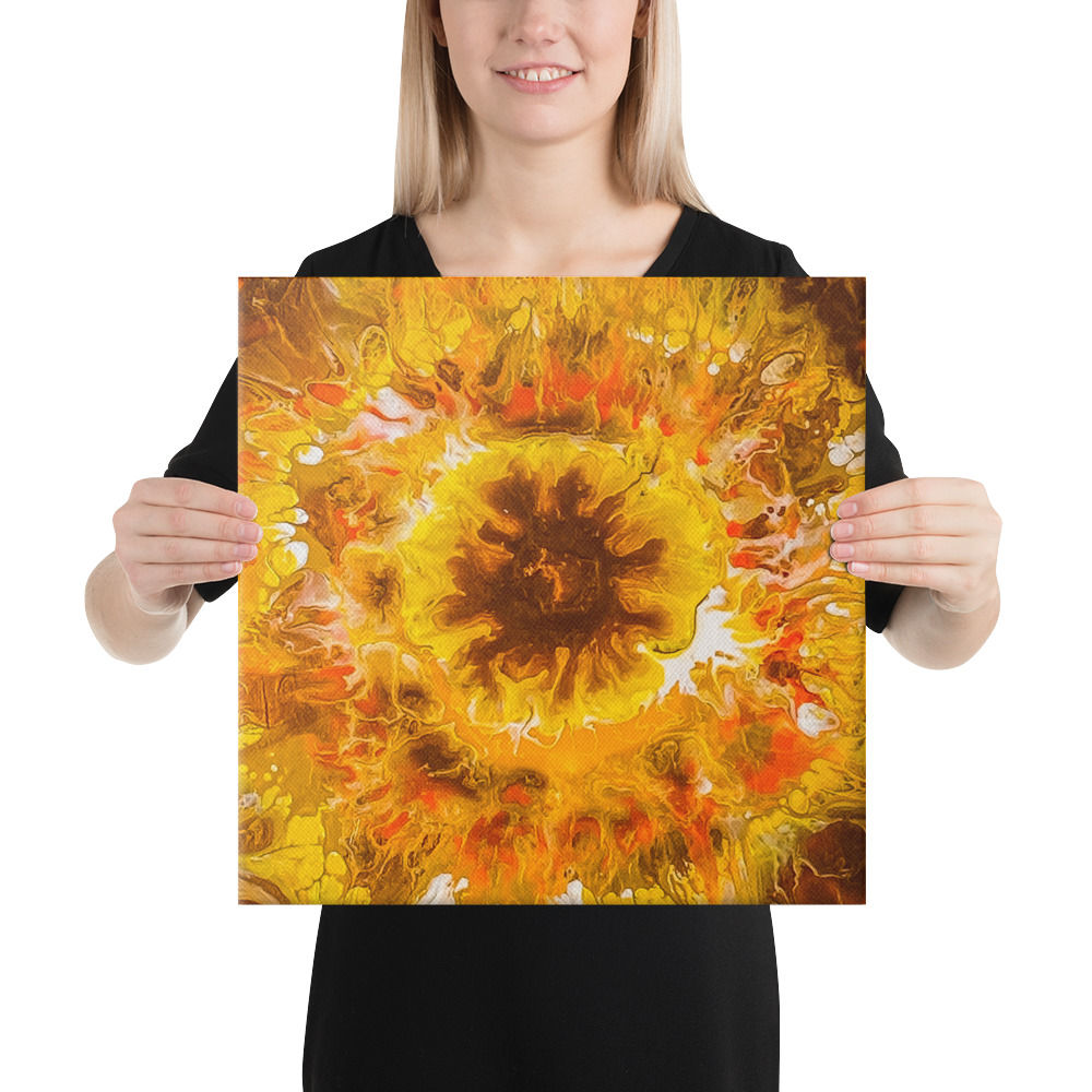 "SunFlower Burst" Canvas - Image 2