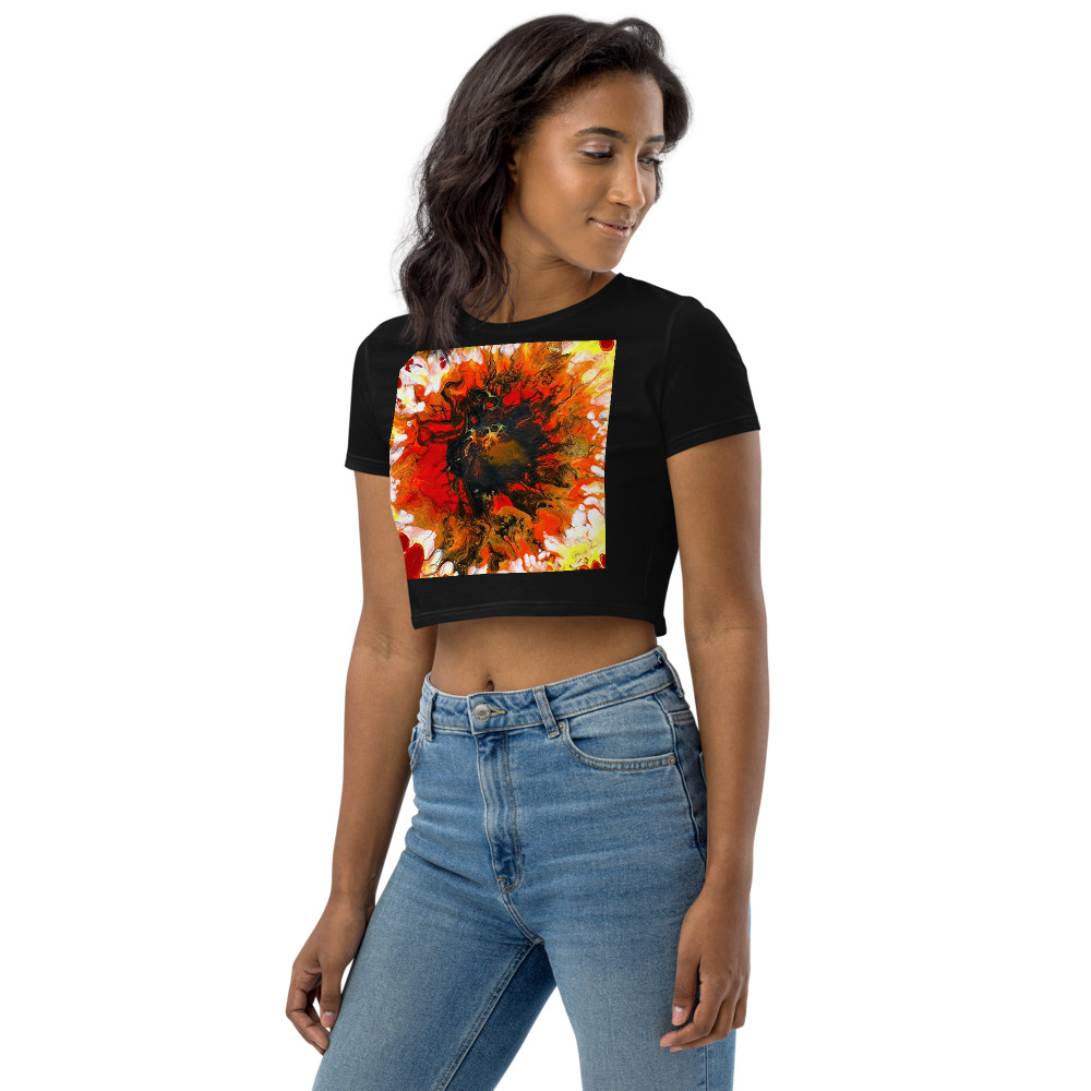 "Eye of Fire" Crop Top - Image 3