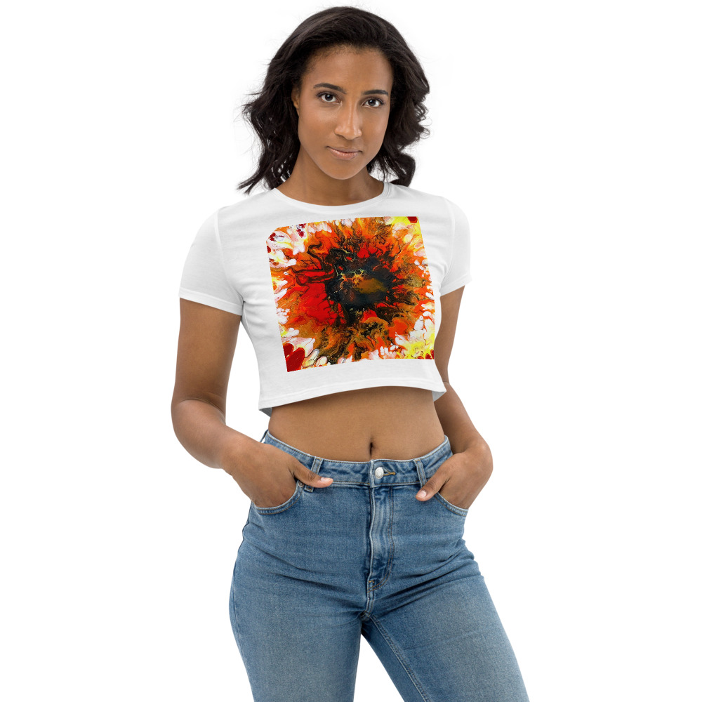 "Eye of Fire" Crop Top - Image 6