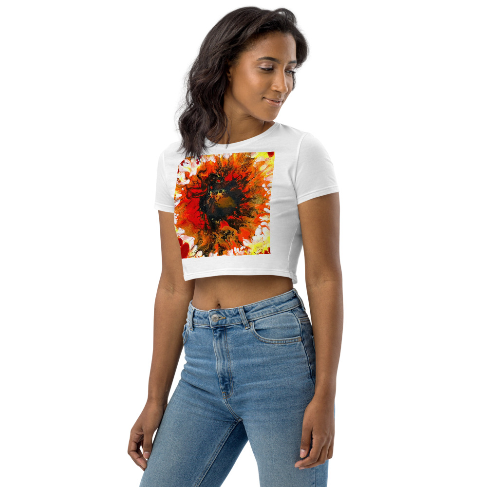 "Eye of Fire" Crop Top - Image 5