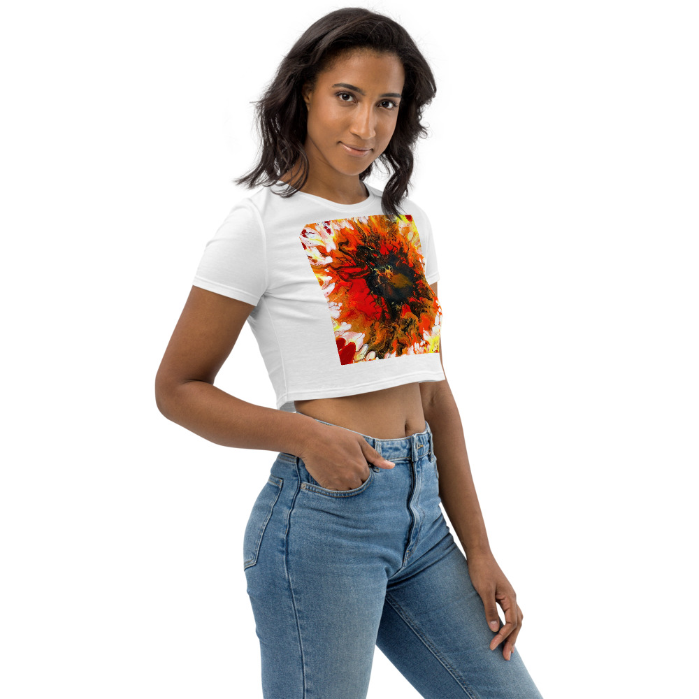 "Eye of Fire" Crop Top - Image 4