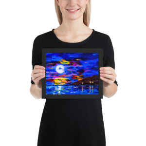 "2 AM Delivery" Framed photo paper poster
