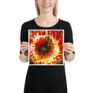 Eye of the Fire Photo paper poster