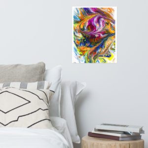 " Color My World" Photo paper poster