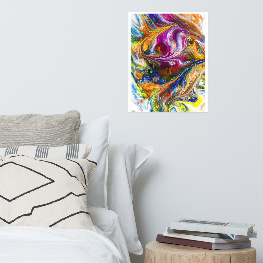" Color My World" Photo paper poster