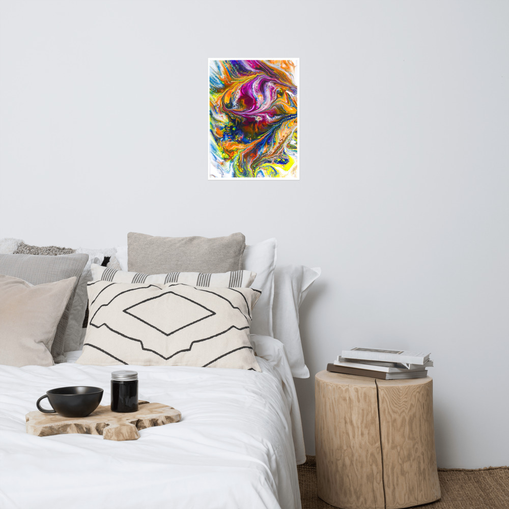 " Color My World" Photo paper poster - Image 2