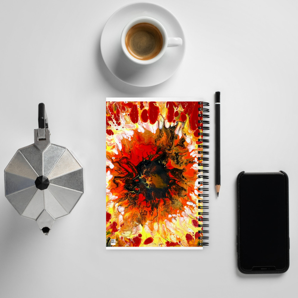 Eye of the Fire Spiral notebook - Image 2
