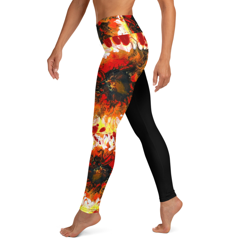 "Eye of Fire" Yoga Leggings II - Image 2