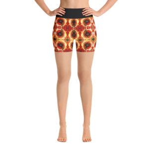 "Eye of Fire" Yoga Shorts