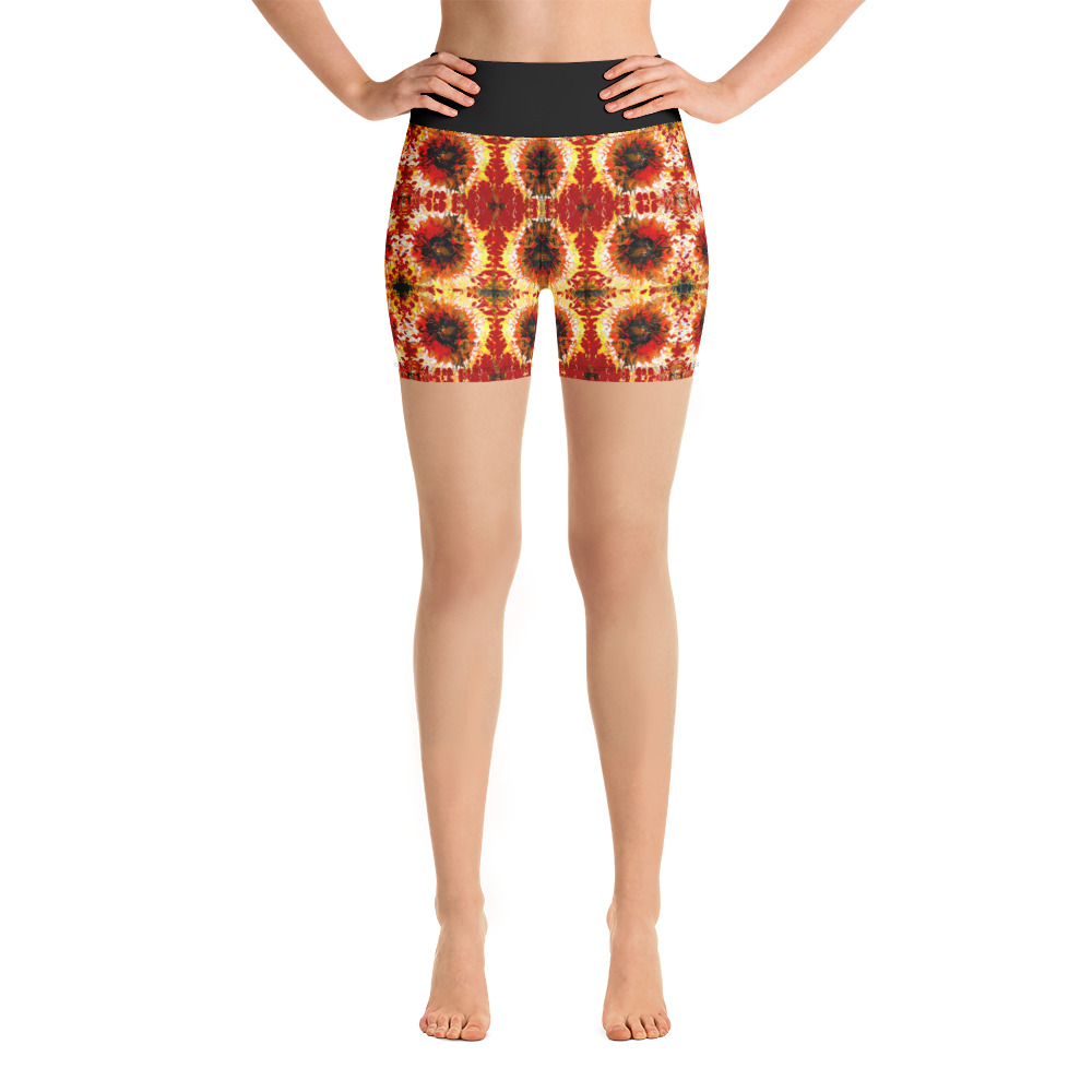 "Eye of Fire" Yoga Shorts
