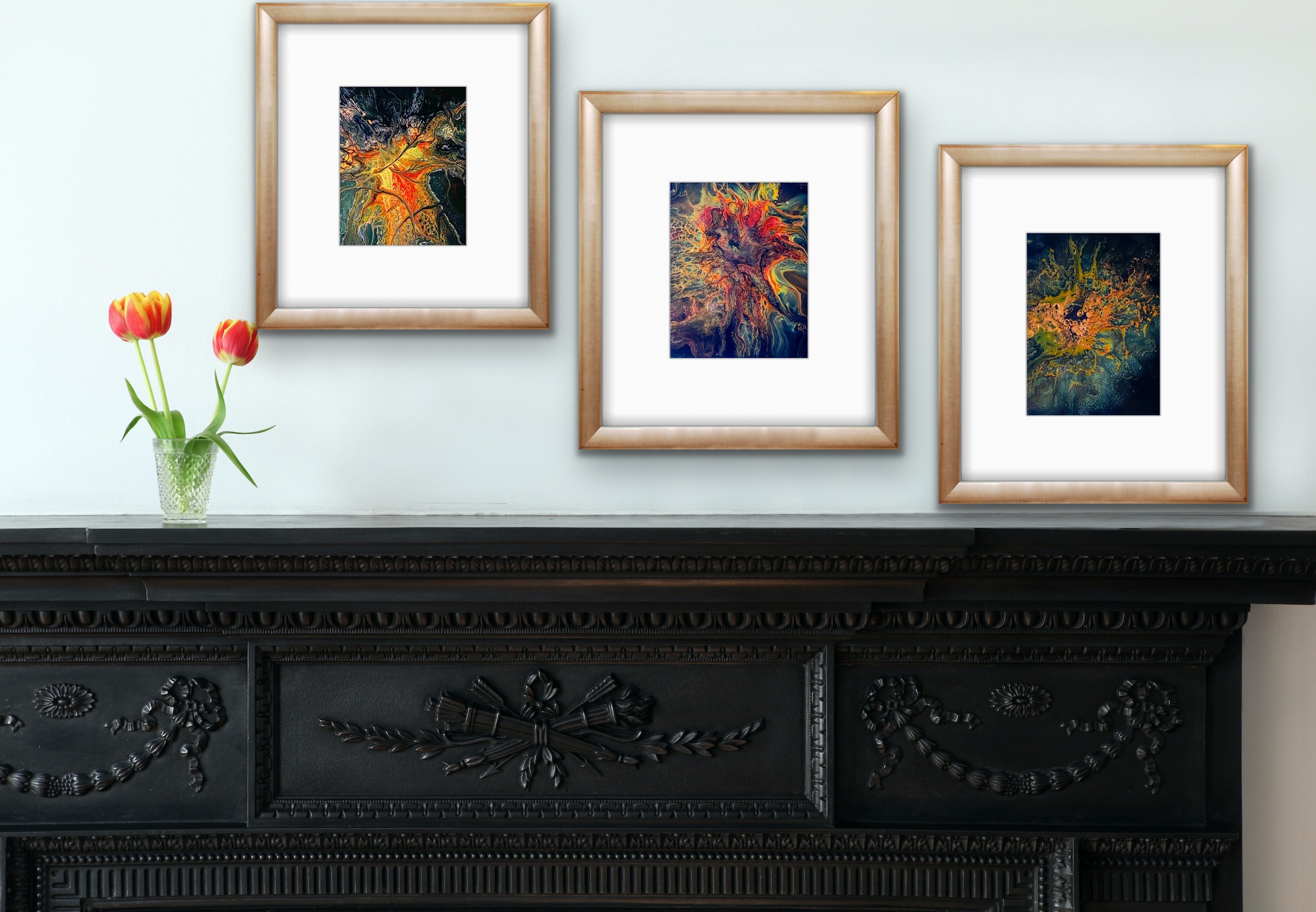 Exploding Stars-Set of 3-SOLD - Image 4