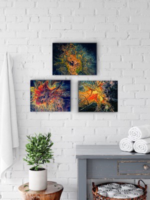 Exploding Stars-Set of 3-SOLD - Image 3