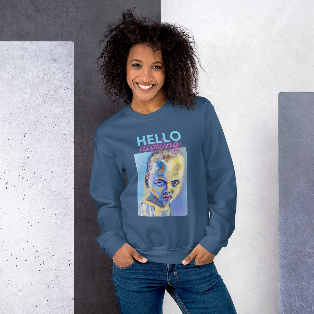 "Yes, I'm Pretty!" Unisex Sweatshirt - Image 3