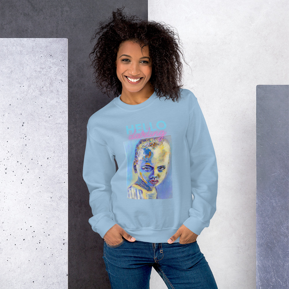 "Yes, I'm Pretty!" Unisex Sweatshirt - Image 4