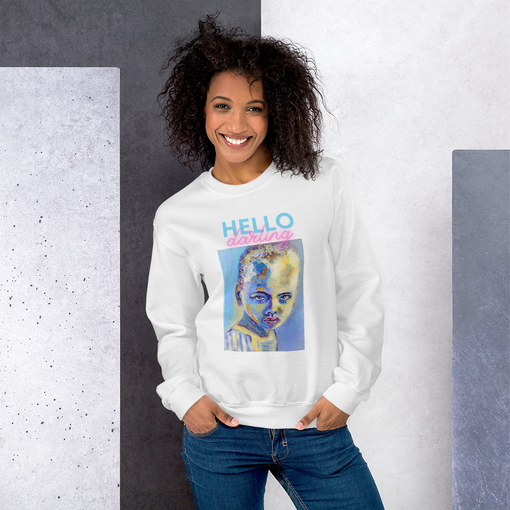 "Yes, I'm Pretty!" Unisex Sweatshirt - Image 5