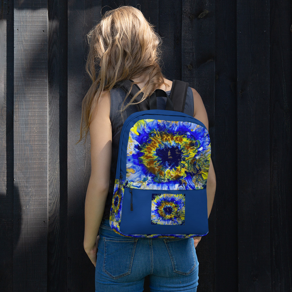Blue Bloomin (Blue) Backpack