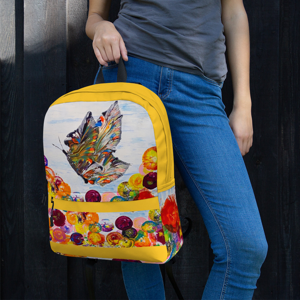 In Flight Yellow Backpack - Image 2