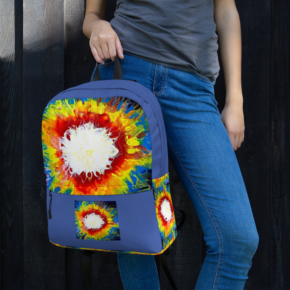 Let Your Pride Shine Through (Blue) Backpack - Image 2