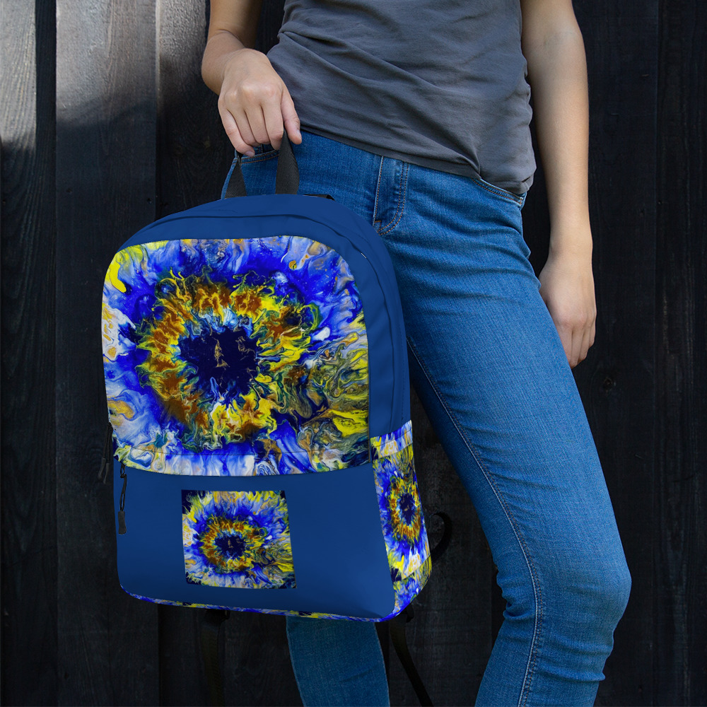 Blue Bloomin (Blue) Backpack - Image 2