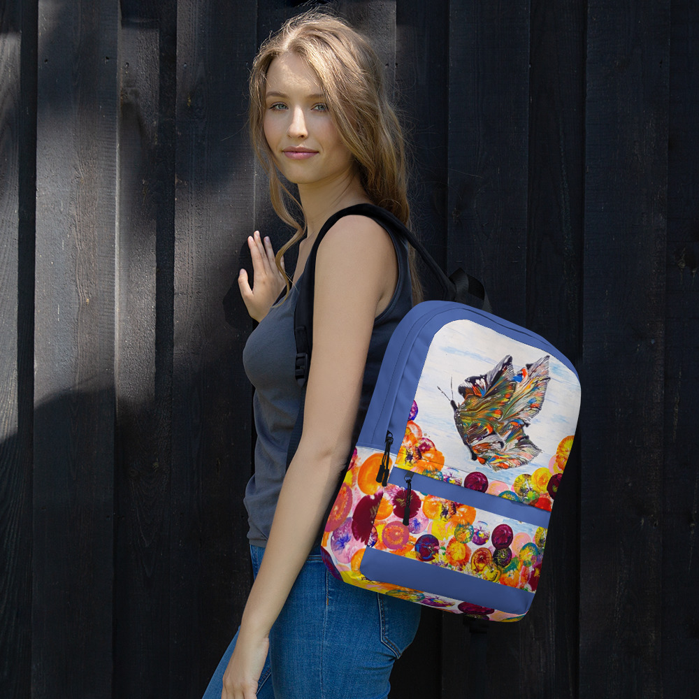 In Flight Blue Backpack - Image 3