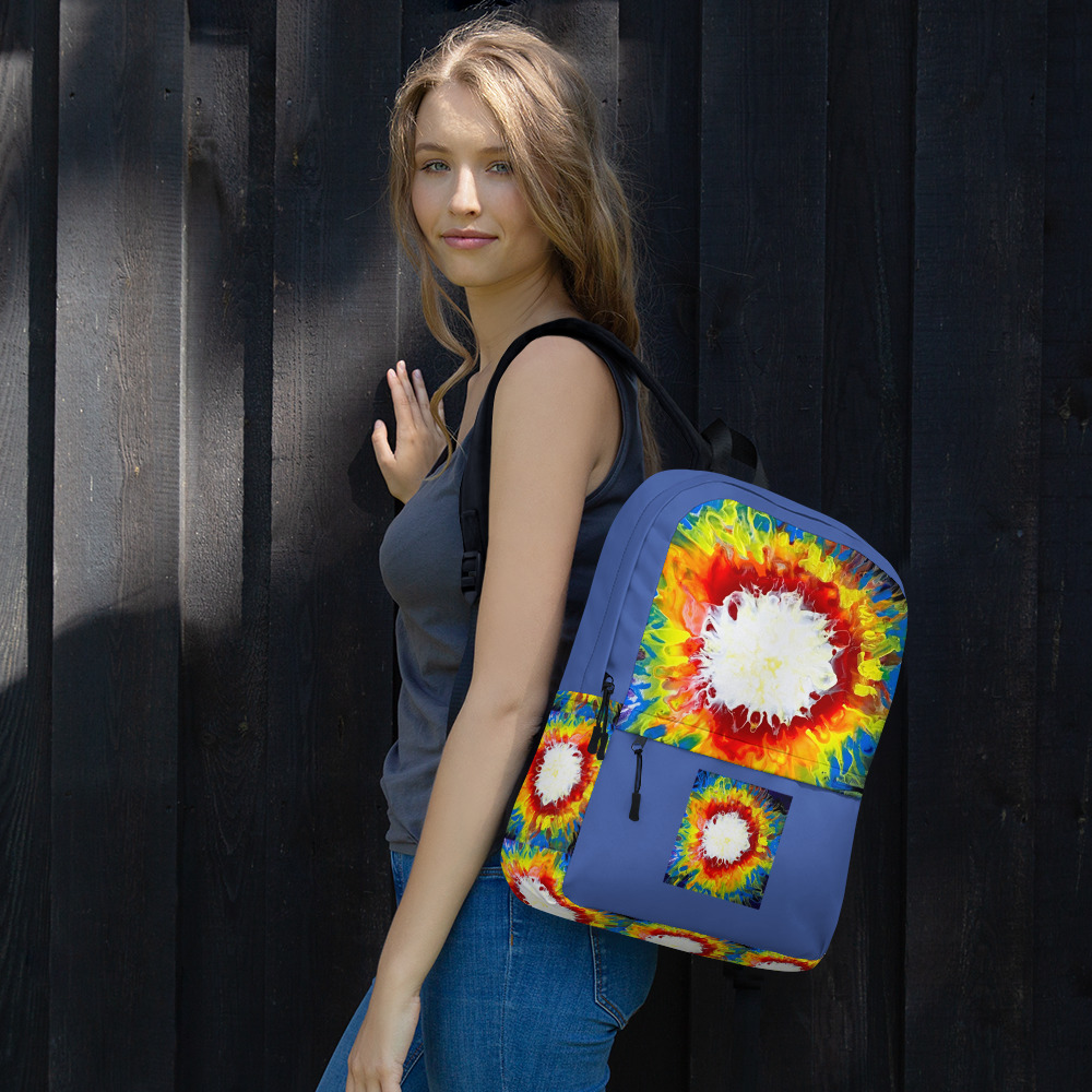Let Your Pride Shine Through (Blue) Backpack - Image 3