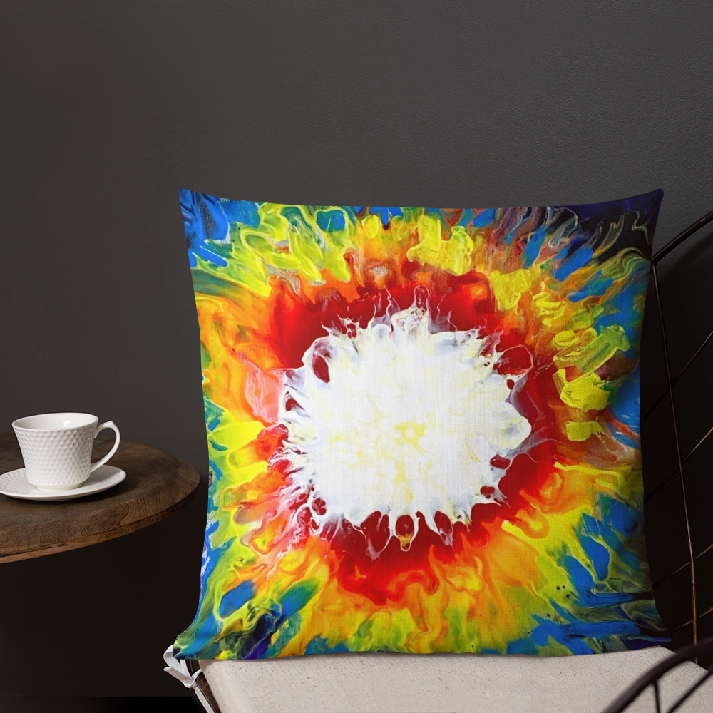 "Let Your PRIDE Shine Through" Premium Pillow - Image 3