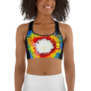 "Let Your PRIDE shine through" Sports bra