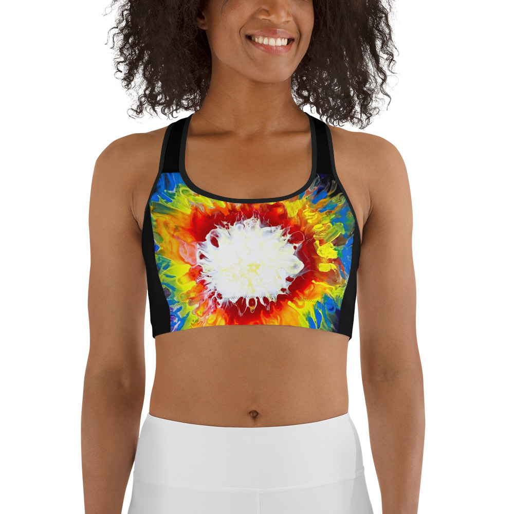"Let Your PRIDE shine through" Sports bra