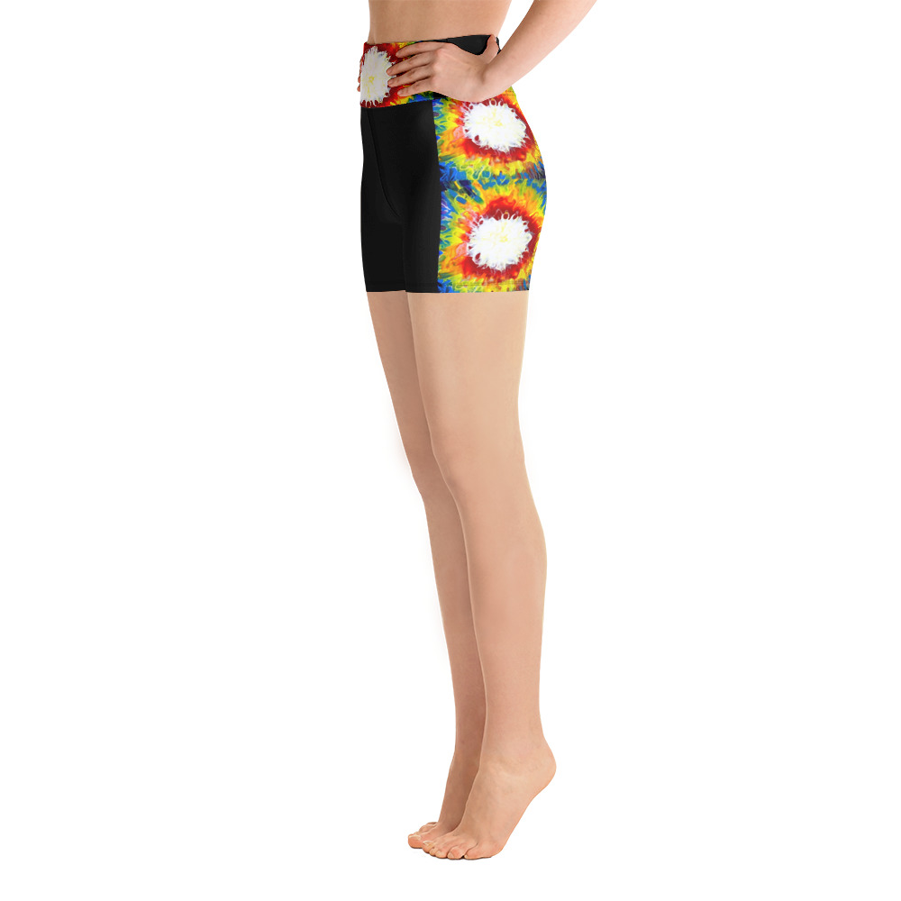 "Let Your PRIDE Shine Through" Yoga Shorts - Image 2