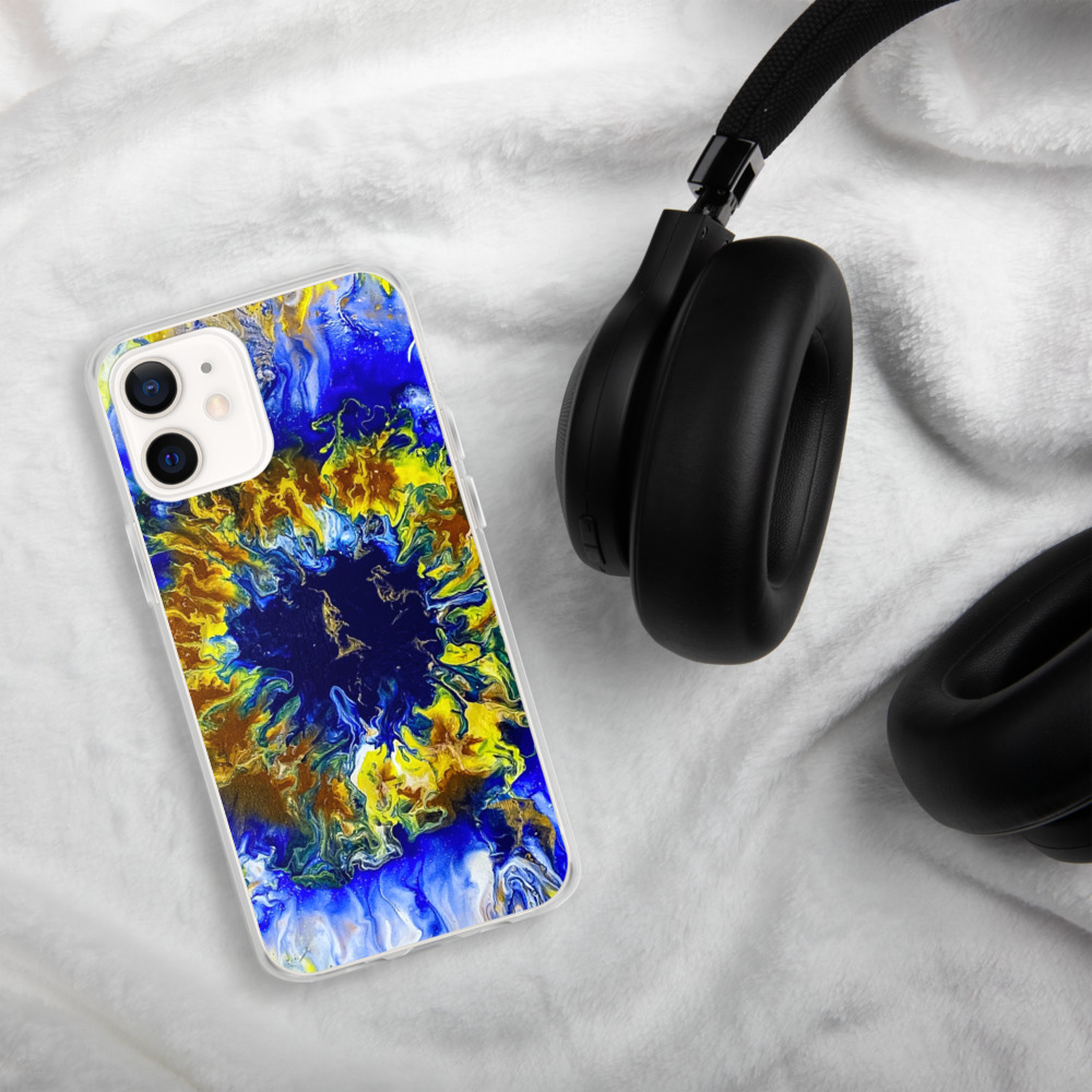 Blue Bloomin Phone Case - Image 11