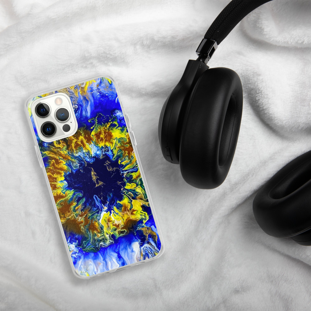 Blue Bloomin Phone Case - Image 14