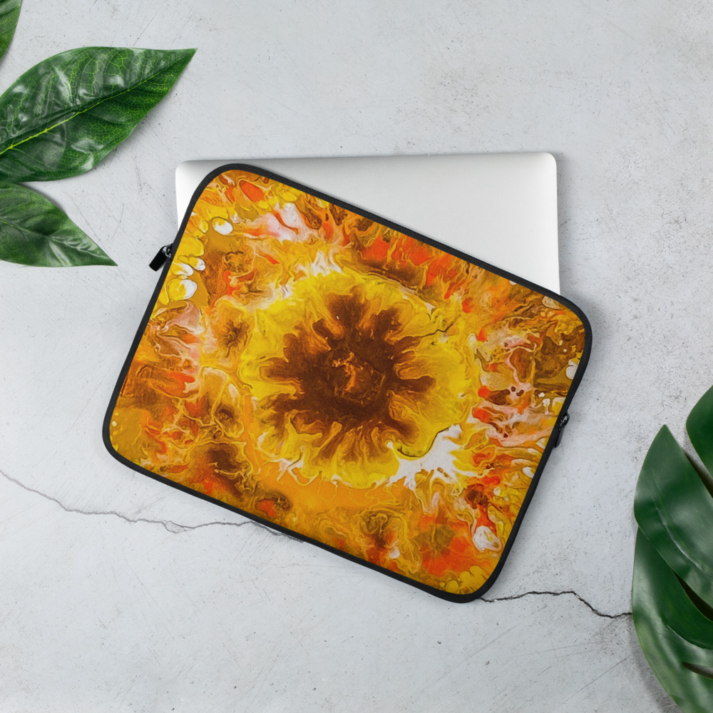 Sunflower Burst Laptop Sleeve