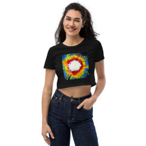 "Let Your PRIDE Shine Through" Organic Crop Top
