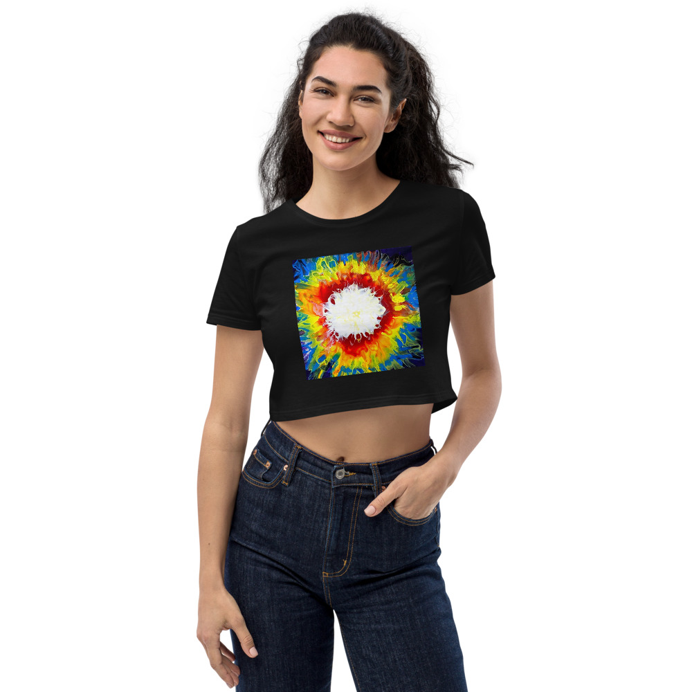 "Let Your PRIDE Shine Through" Organic Crop Top