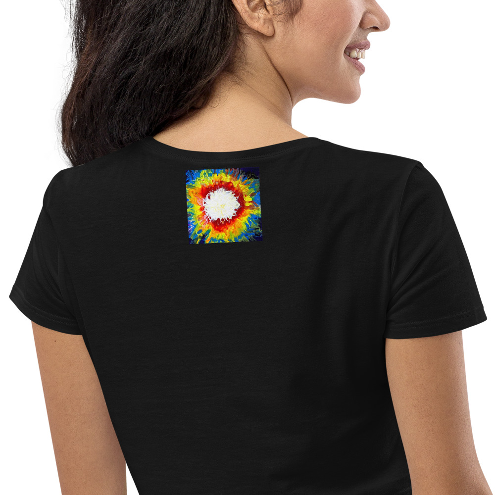 "Let Your PRIDE Shine Through" Organic Crop Top - Image 5