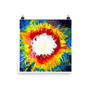 "Let Your PRIDE Shine Through" Photo paper poster