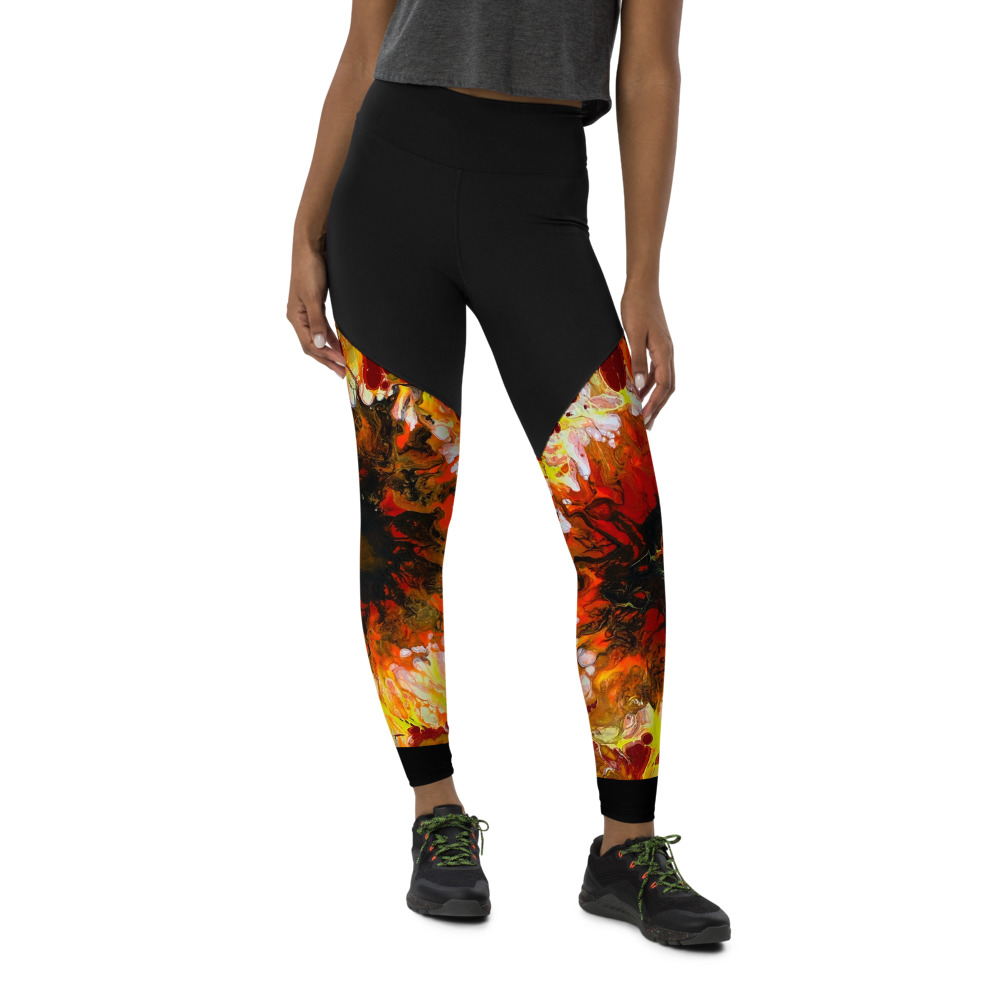 Eye of Fire Sports Leggings