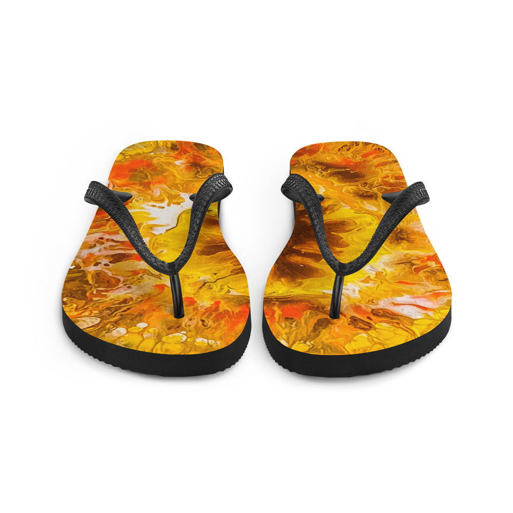 Sunflower Burst Flip-Flops - Image 4