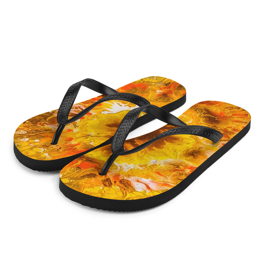 Sunflower Burst Flip-Flops - Image 2