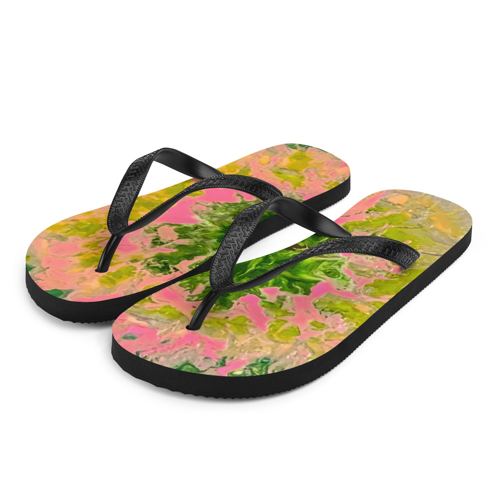 Pink goes well with Green Flip-Flops - Image 2