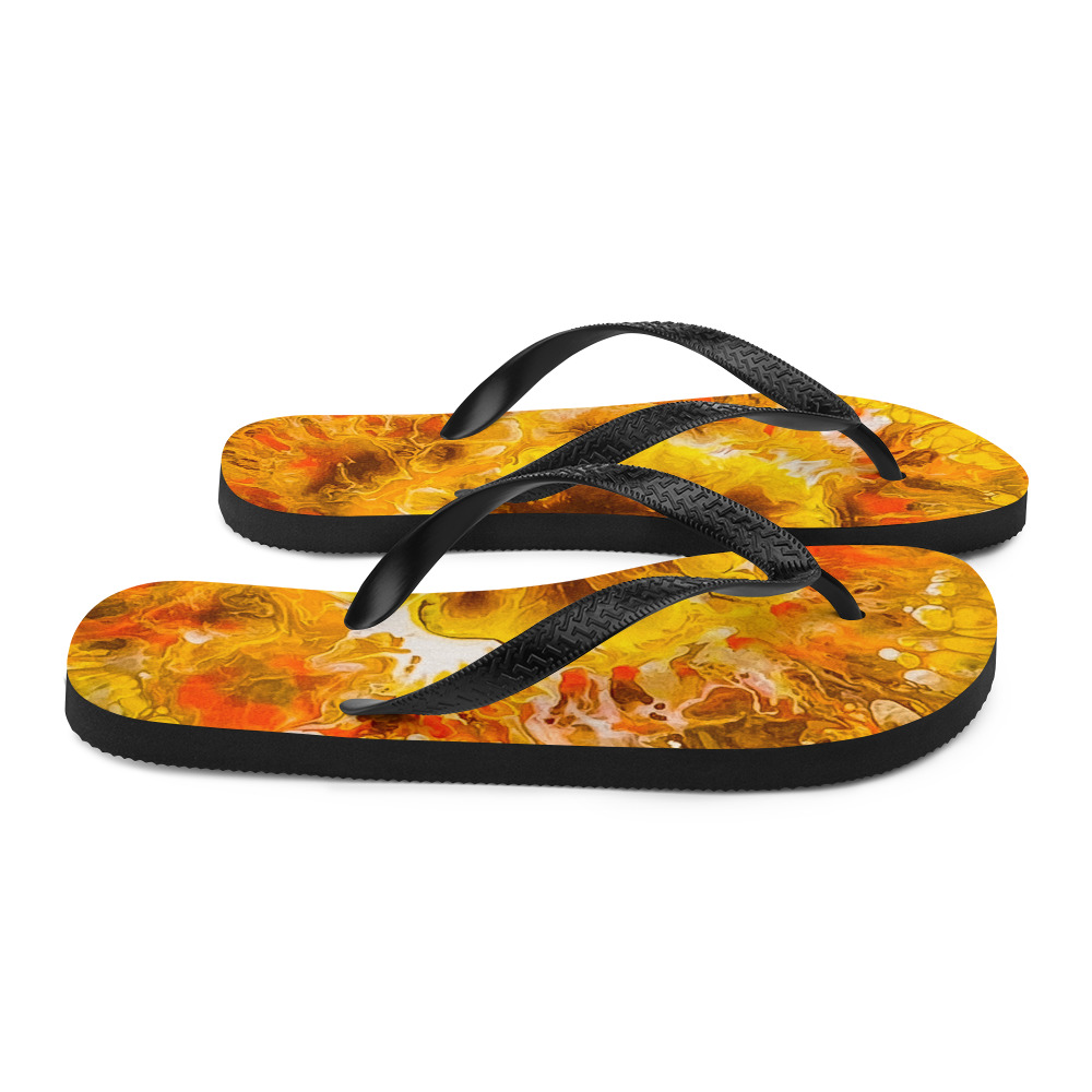 Sunflower Burst Flip-Flops - Image 6