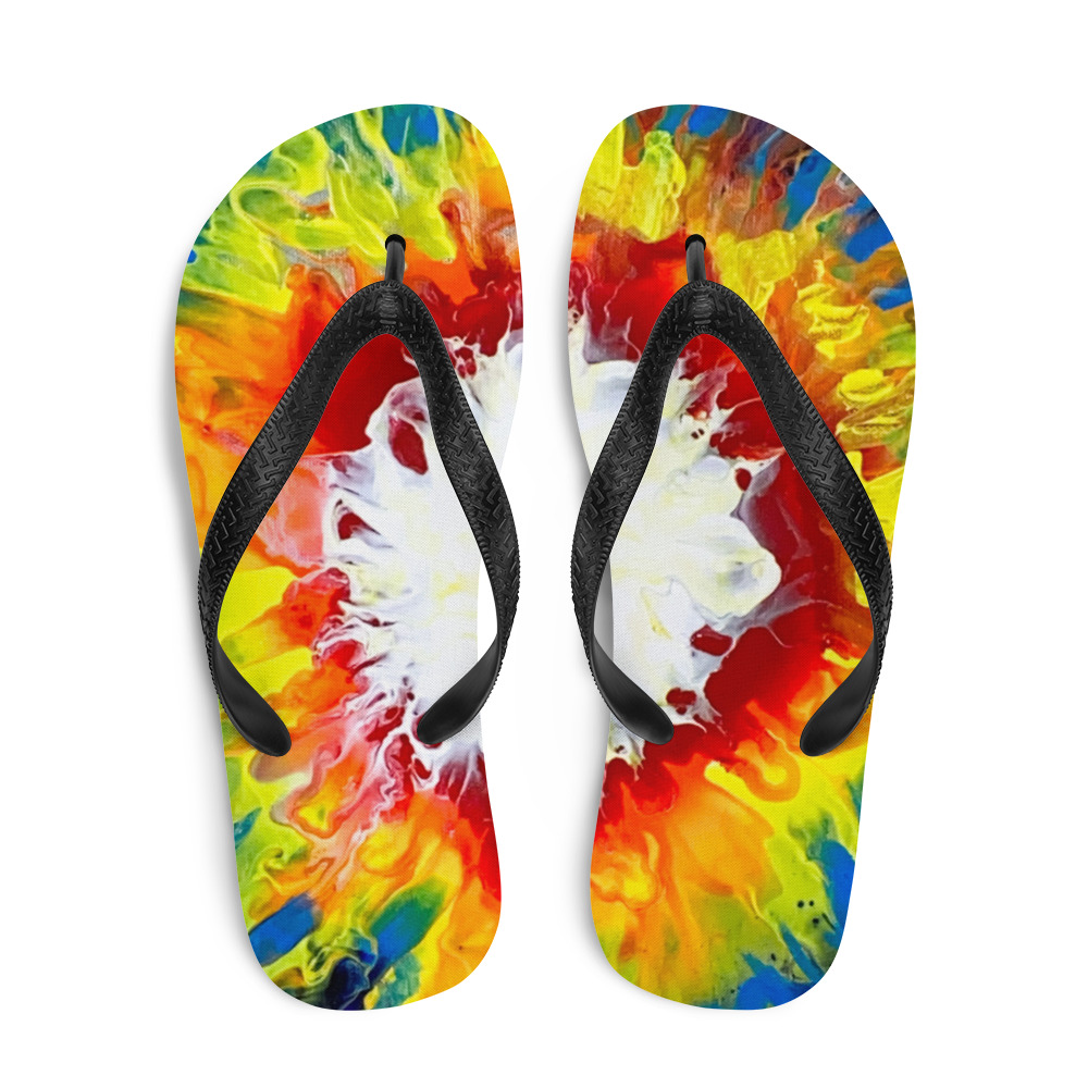 "Let Your PRIDE Shine Through" Flip-Flops