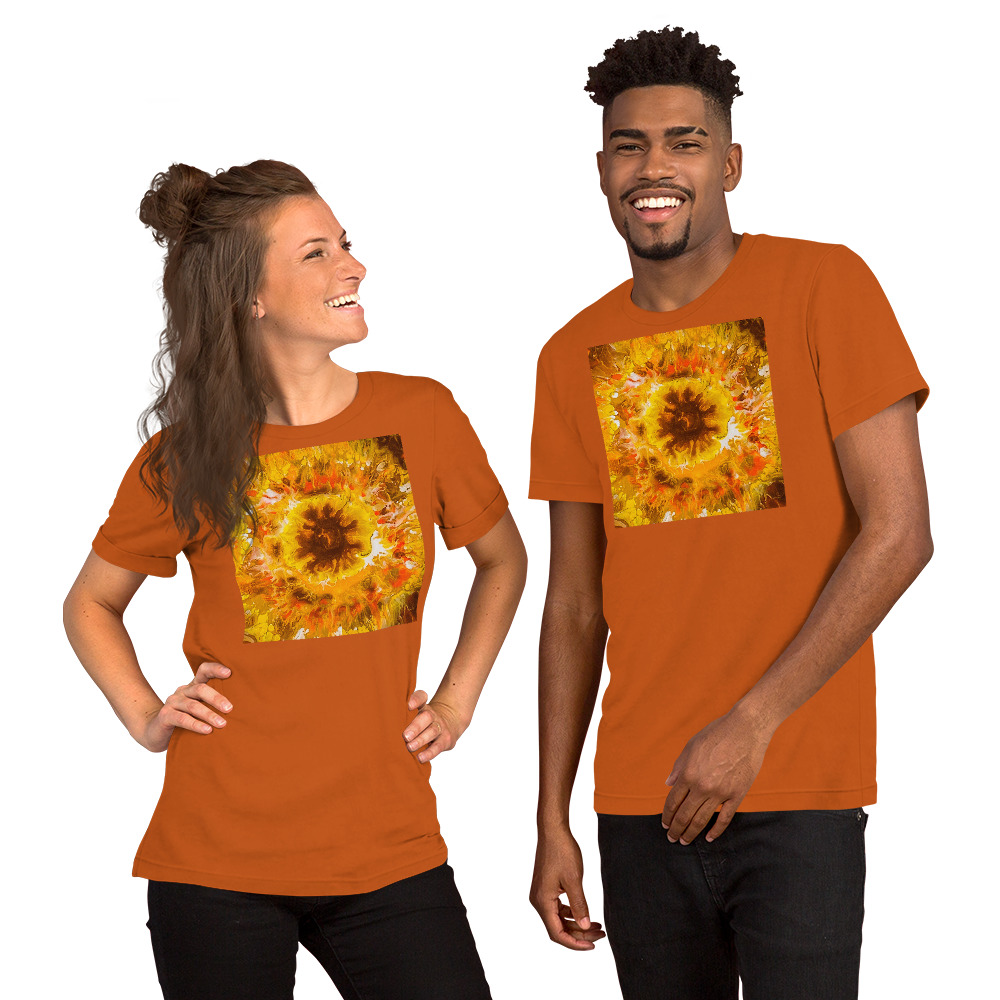 Sunflower Burst Short-Sleeve Unisex T-Shirt