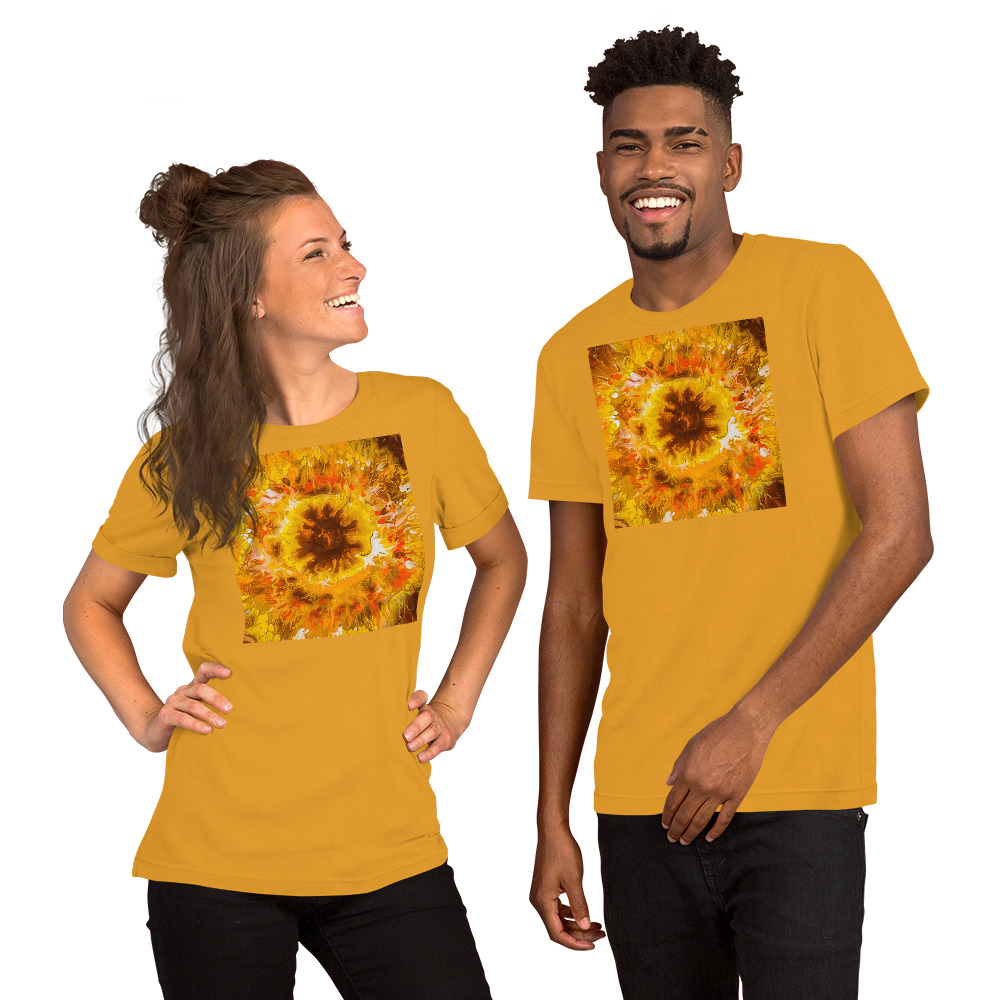 Sunflower Burst Short-Sleeve Unisex T-Shirt - Image 2