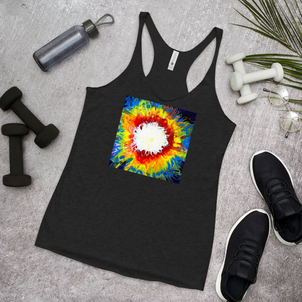 "Let Your PRIDE Shine Through" Women's Racerback Tank - Image 2