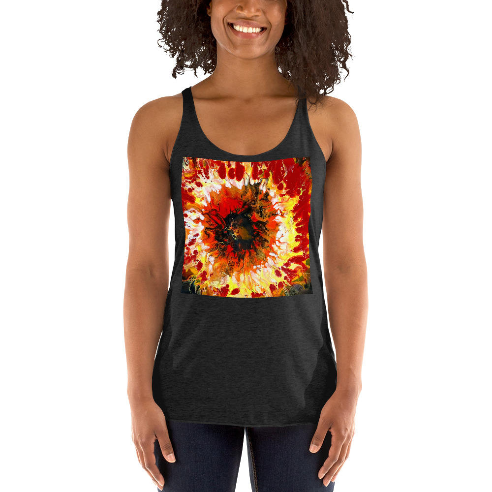 "Eye of Fire" Women's Racerback Tank