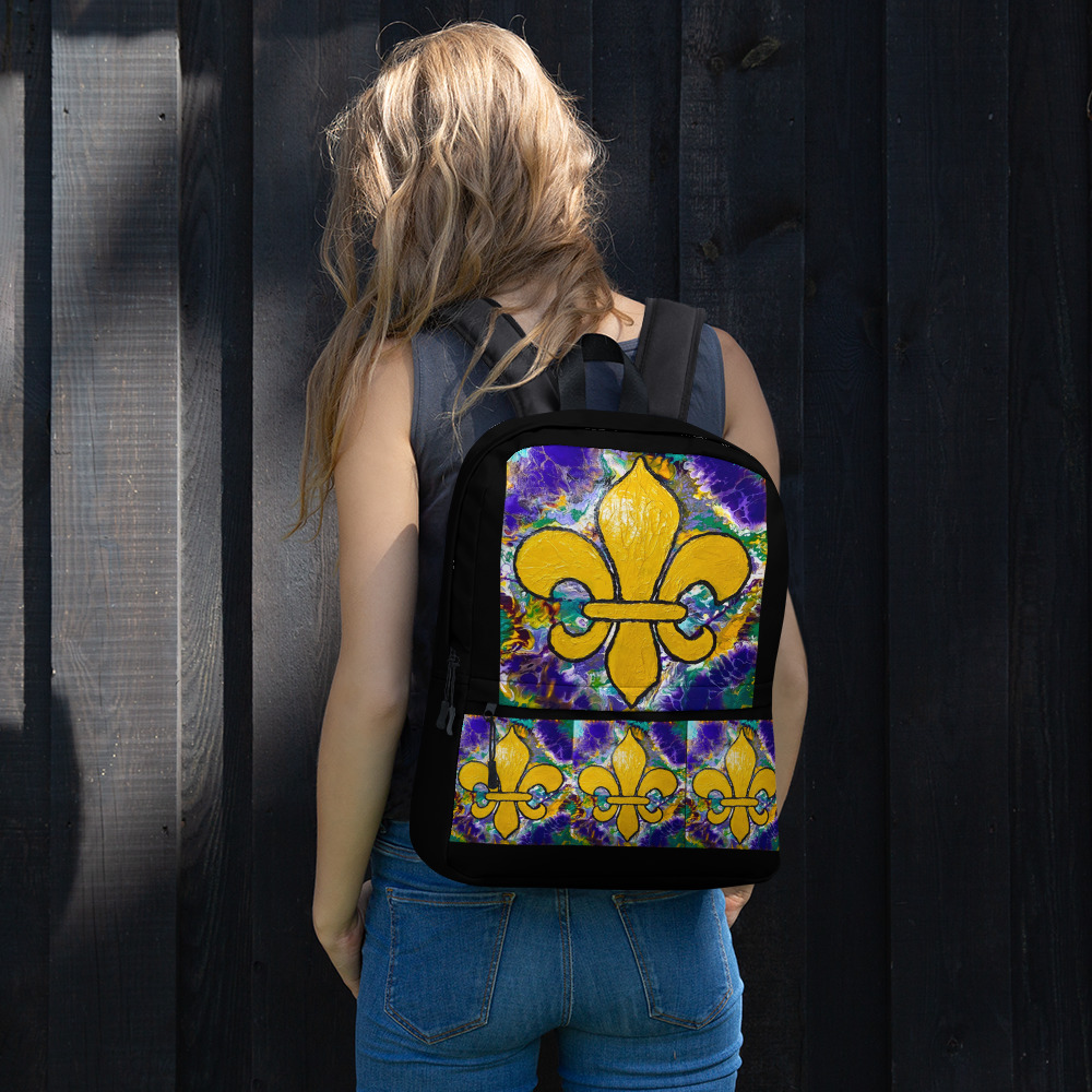 "It's Mardi Gras Time!" Backpack